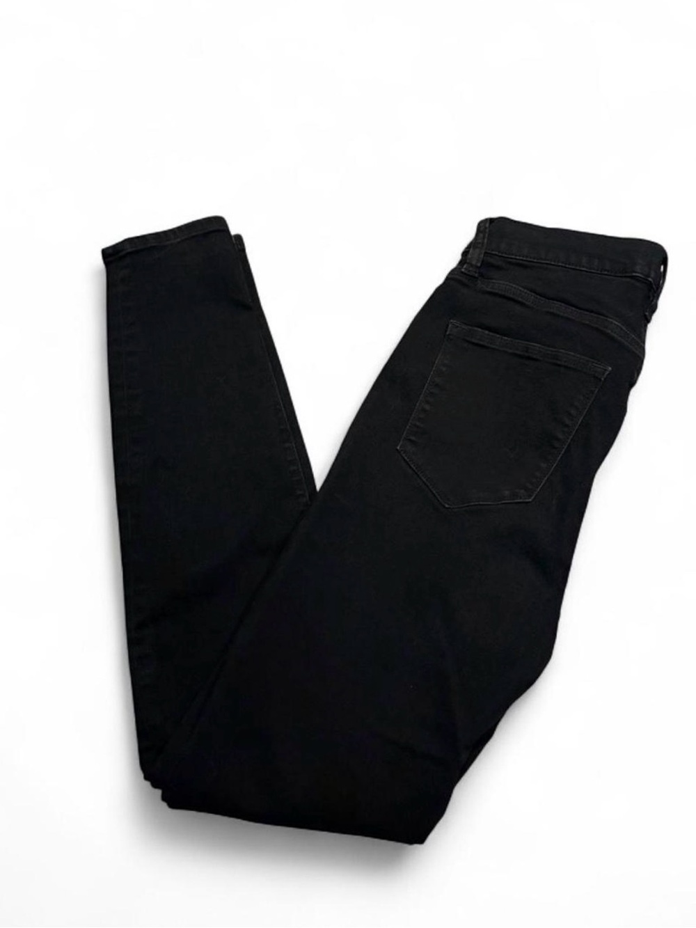 J. Crew Skinny Jeans Women’s 29 Black Stretch Mid Rise Ankle Denim G8536